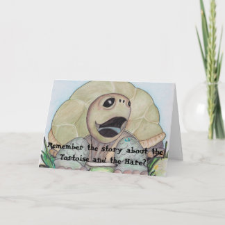 Cartão de aniversário Tortoise