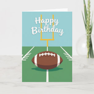 Cartão de Aniversário Touchdown