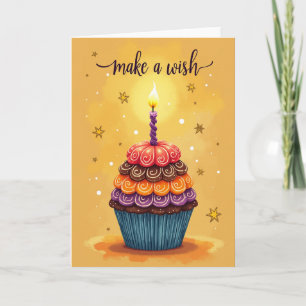 Cartão de Aniversário Tratado Pintado