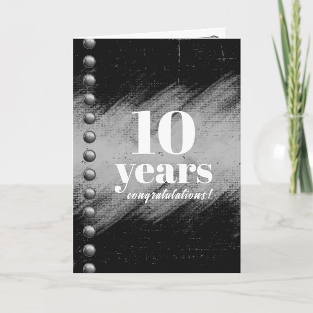 Cartão de aniversário universal de estudante Faux (Frente)