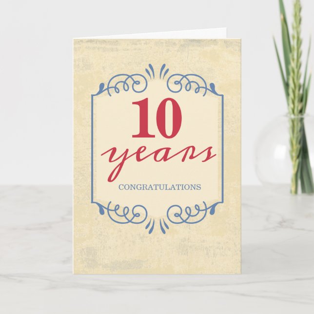 Cartão de aniversário universal de funcionário do  (Frente)