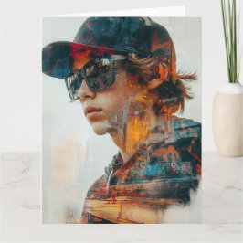 Cartão de Aniversário Urban Vibe