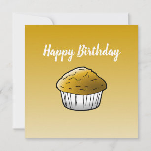Cartão de aniversário Vanilla Muffin