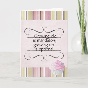 Cartão de Aniversário Velho Crescente