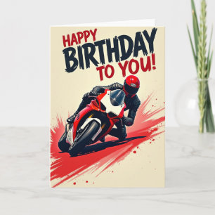 Cartão de Aniversário Veloz