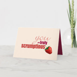 Cartão de Aniversário Verdadeiramente Escrupuloso