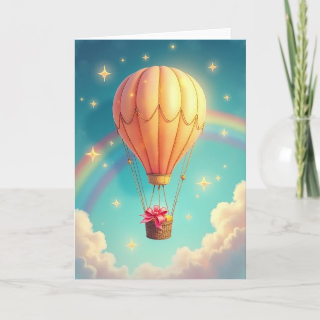 Cartão de Aniversário Voo Alegre (Frente)