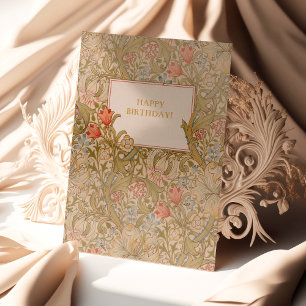 Cartão de Aniversário William Morris Strawberry Th