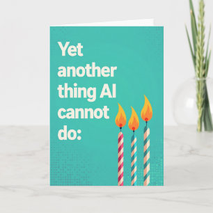 Cartão de Aniversário Witty Ai