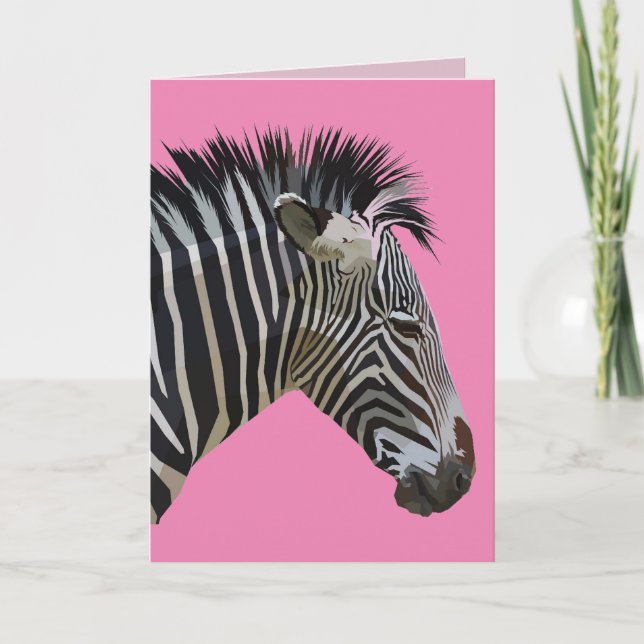 CARTÃO DE ANIVERSÁRIO ZEBRA (Frente)