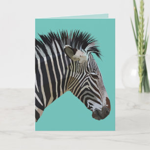 CARTÃO DE ANIVERSÁRIO ZEBRA
