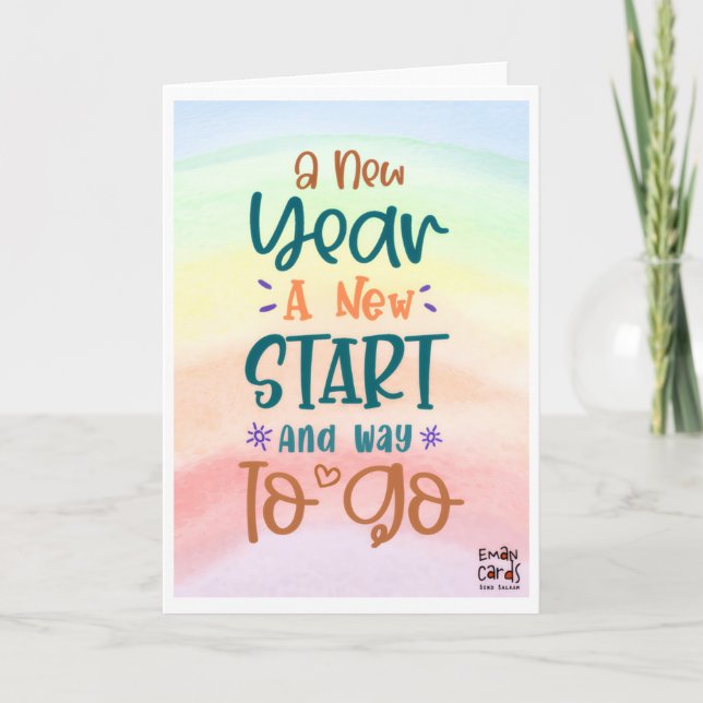 Cartão de Ano Novo (Frente)