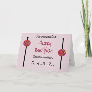 Cartão de Ano Novo / Anúncio de Gravidez