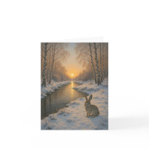 Cartão de Ano Novo dobrado