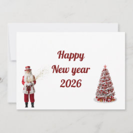 Cartão de Ano Novo Feliz 2026