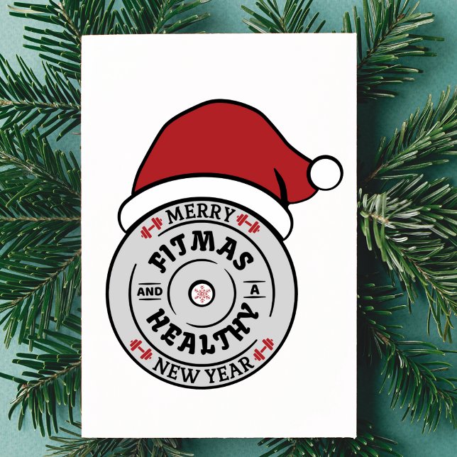 Cartão de Ano Novo para a Feliz de Natal e Saúde (Criador carregado)