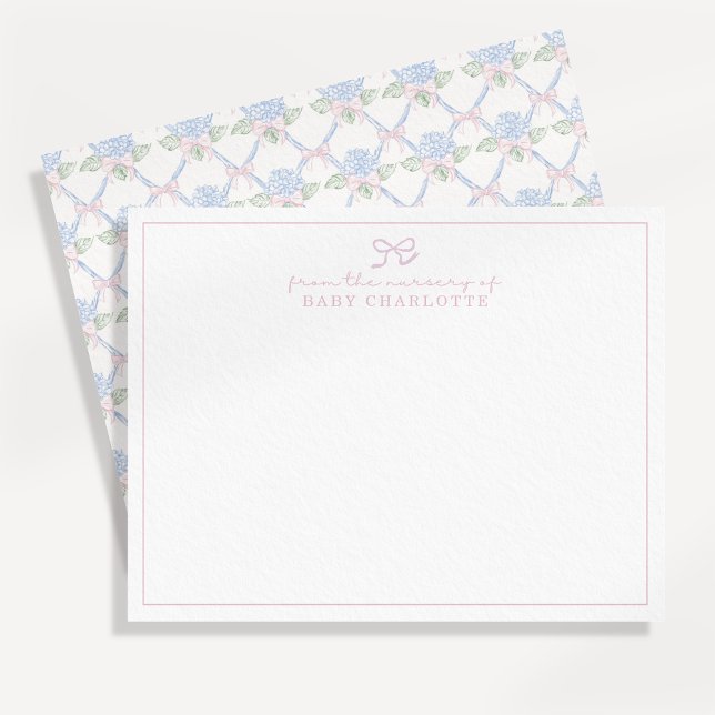 Cartão de anotação de arco Hydrangea trellis (Criador carregado)