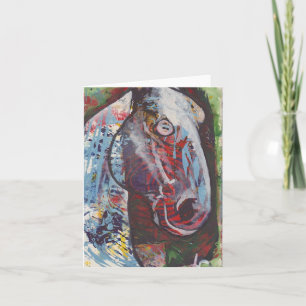 Cartão de anotação de Cavalo Pintado
