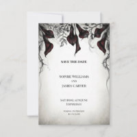 Cartão de Antemão de Casamento Espinho de Lírio Ca