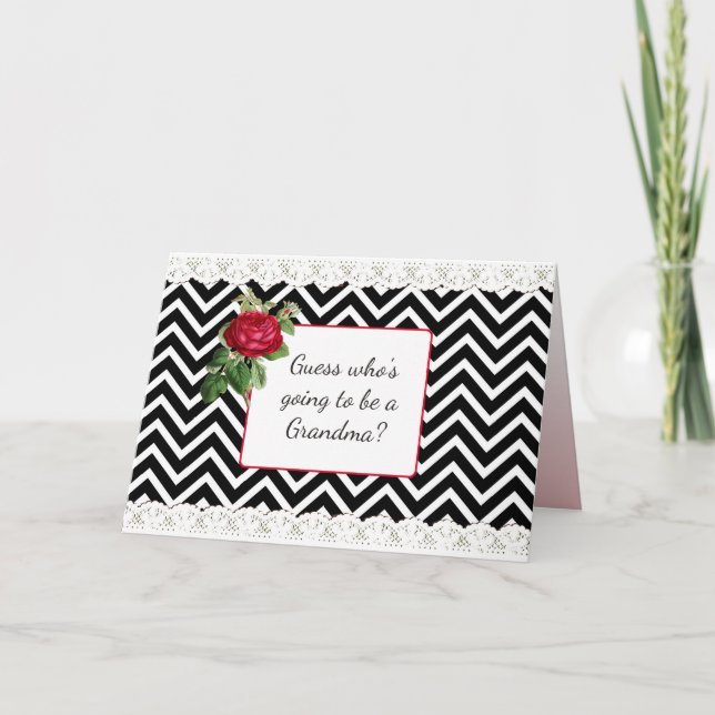 Cartão de Anúncio da Avó (Frente)