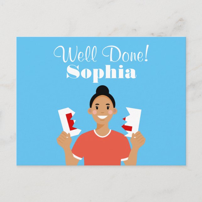 Cartão de Anúncio de Avatar de Novo Motorista (Frente)