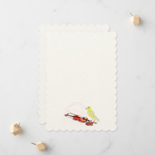 Cartão de Anúncio de Compromisso