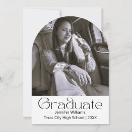 cartão de anúncio de foto elegante de formatura 20