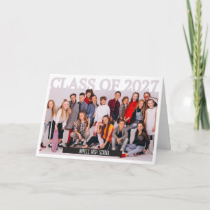 Cartão de Anúncio de Graduação da Turma de 2027