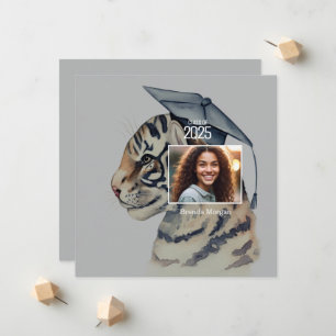 Cartão de Anúncio de Graduação Único