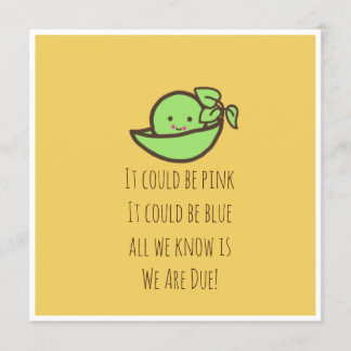 Cartão de anúncio de gravidez