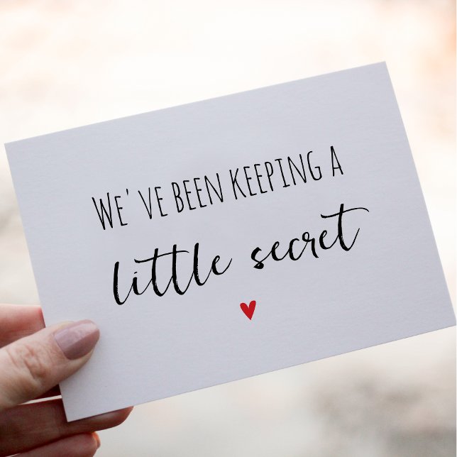 Cartão de Anúncio de Gravidez Simples para Avós (Criador carregado)