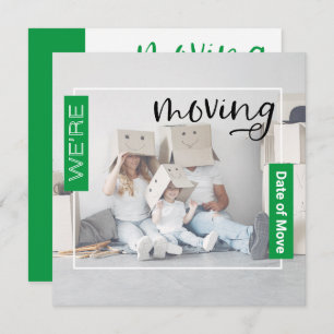 Cartão de Anúncio de Movimentação de Fotos Persona