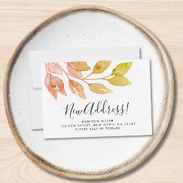 Cartão de Anúncio de Movimentação de Novo Endereço