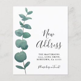 Cartão de Anúncio de Movimentação Eucalyptus Orçam