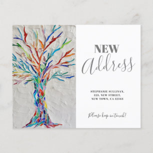 Cartão de Anúncio de Mudança de Endereço Econômico