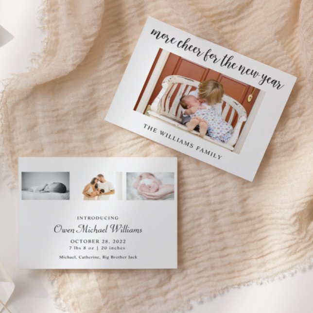 Cartão de Anúncio de Nascimento do Orçamento do Be (Criador carregado)