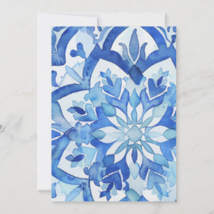 Cartão de Anúncio de Noivado Mediterrâneo