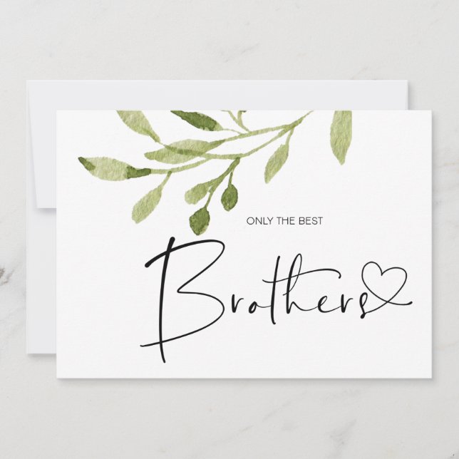 Cartão de Anúncio do Irmão Bebê da Gravidez (Frente)