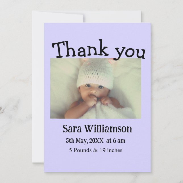 Cartão de anúncio mínimo de edição da foto moderno (Frente)