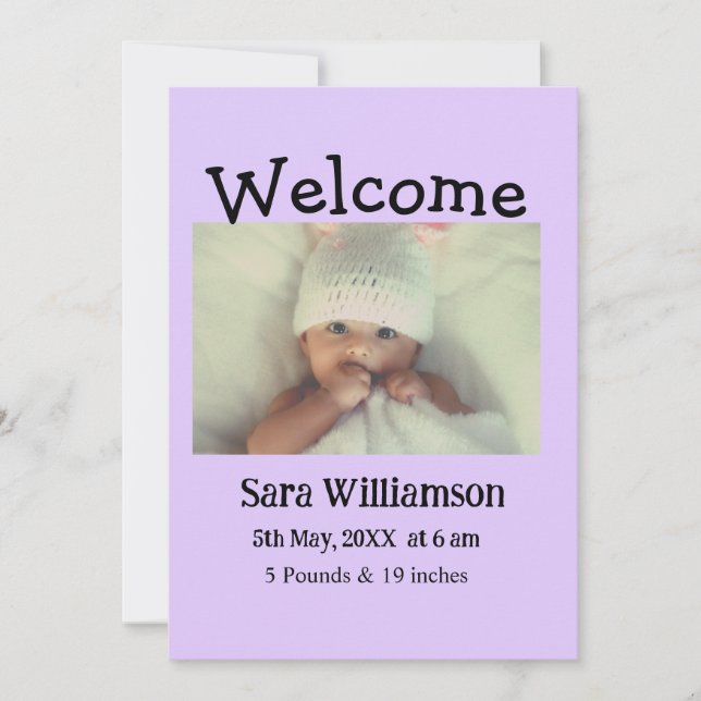 Cartão de anúncio mínimo de edição da foto moderno (Frente)