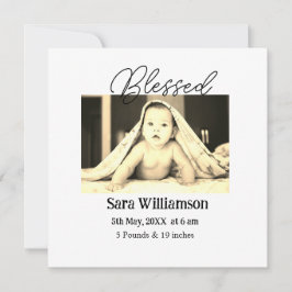 Cartão de anúncio mínimo de edição da foto moderno