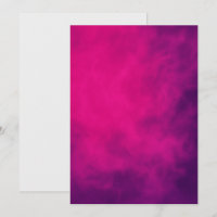 Cartão de Anúncio Plano de Fumaça Rosa Neon – Pers