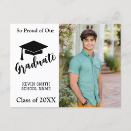 Cartão de Anúncio Preto e Branco SIMPLES MODERNO