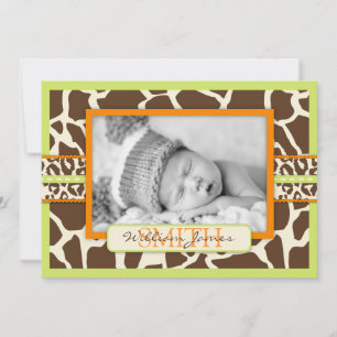 Cartão de Anúncio Safari Boy Verde