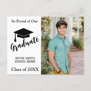 Cartão de Anúncio SIMPLE MODERNO PRETO E BRANCO