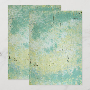 Cartão de Anúncios de Convites Planos de Cor Sólid