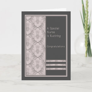 Cartão de aposentação para enfermeiro especial