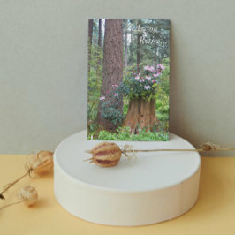 Cartão de Aposentadoria Floral de Rododendros da F