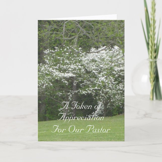 Cartão de Apreciação de Pastor e Simplesmente De C (Frente)