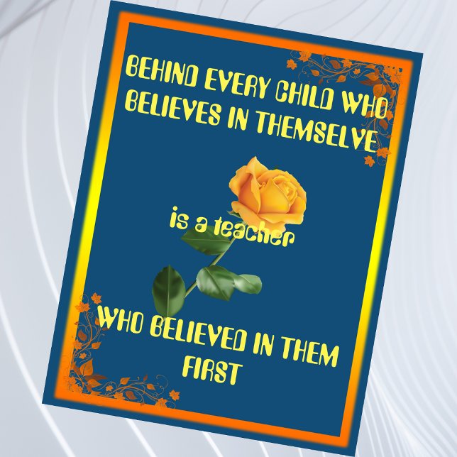 CARTÃO DE APRECIAÇÃO DO PROFESSOR (Criador carregado)